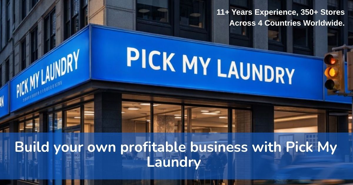 Build your own profitable business with Pick My Laundry